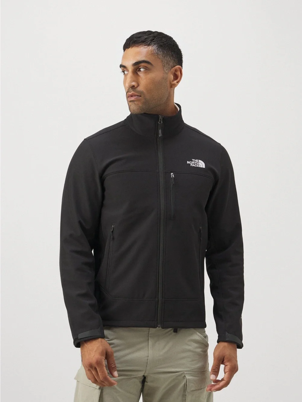 The North Face Men's Black APEX Bionic Full-Zip Lightweight Jacket NFOA4R2A